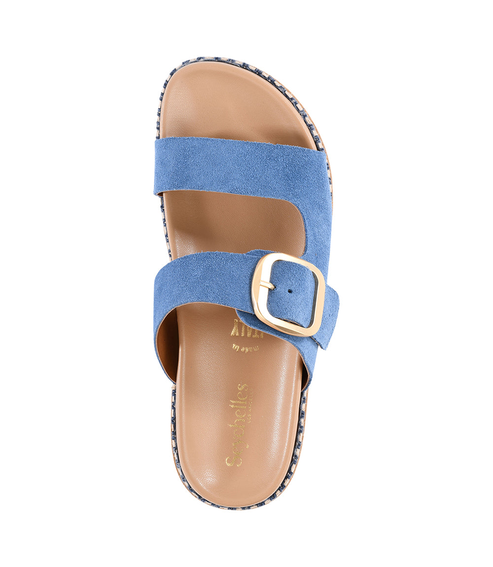 Getaway Buckle Slip On Sandals