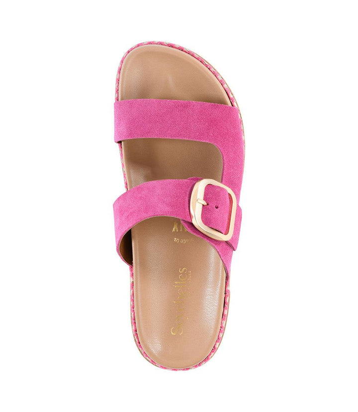 Getaway Buckle Slip On Sandals