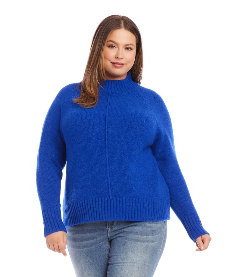 Royal Plus Size Turtleneck Sweater | Karen Kane