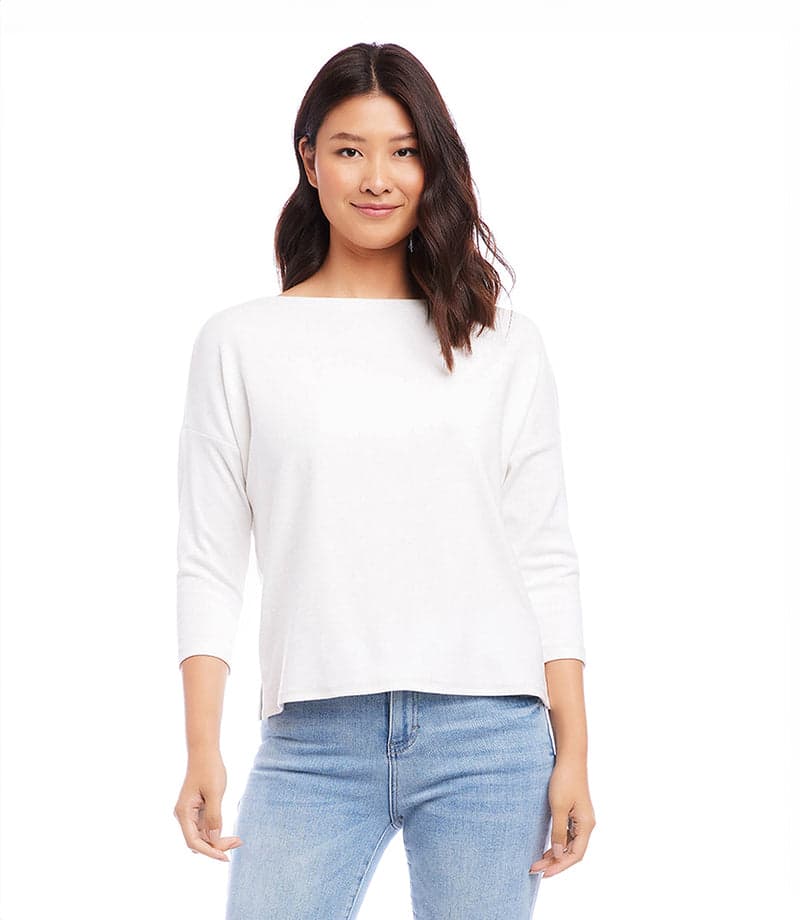 Petite Size Boatneck Top