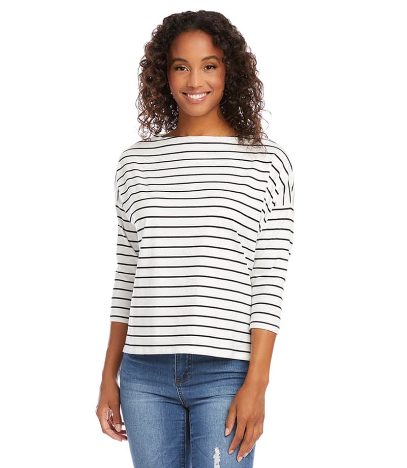 Petite Size Boatneck Top