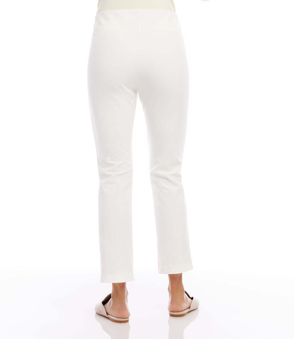 Petite Size Cropped Pintuck Pants