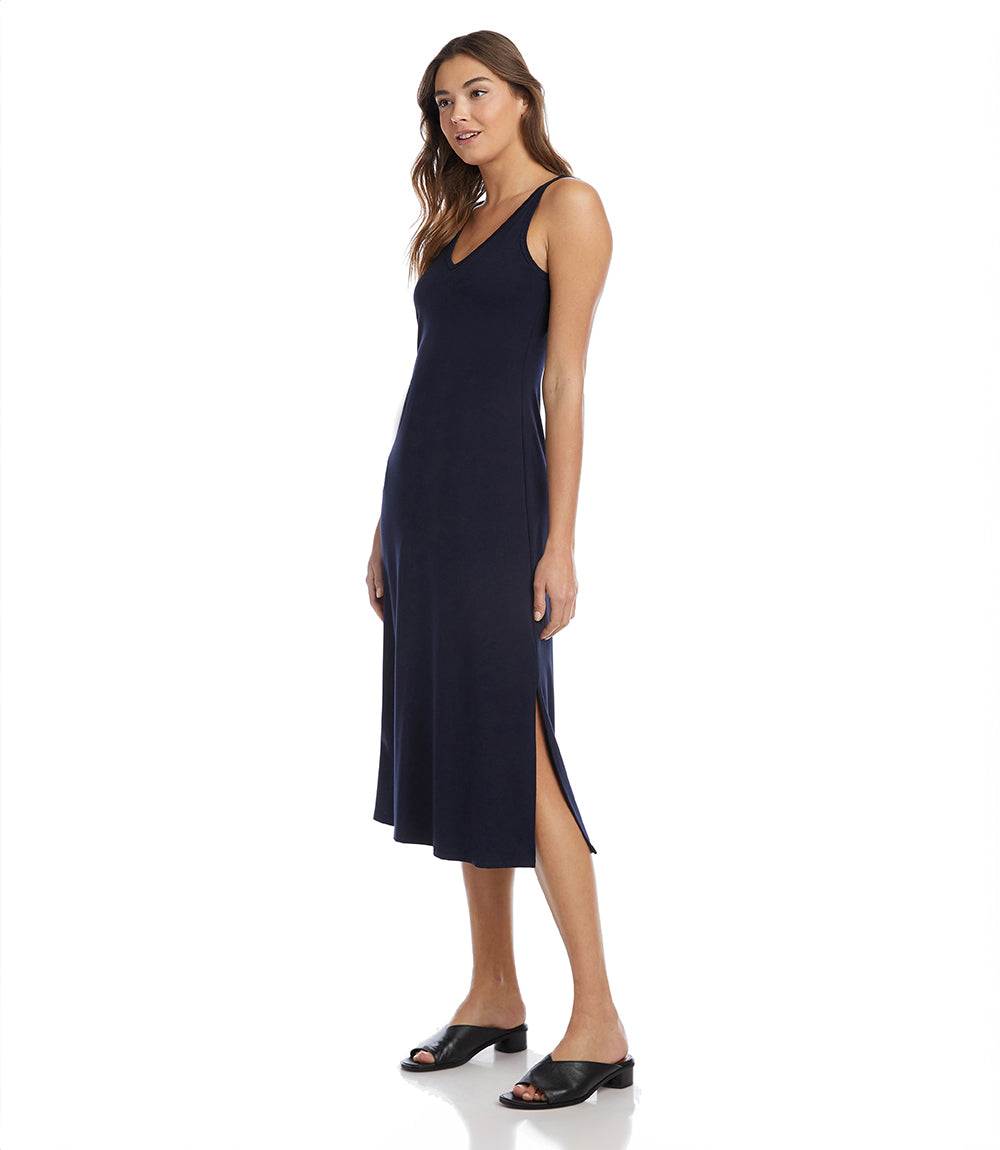 karen kane midi dress Karen Kane Side Slit Dress Midi Tropic