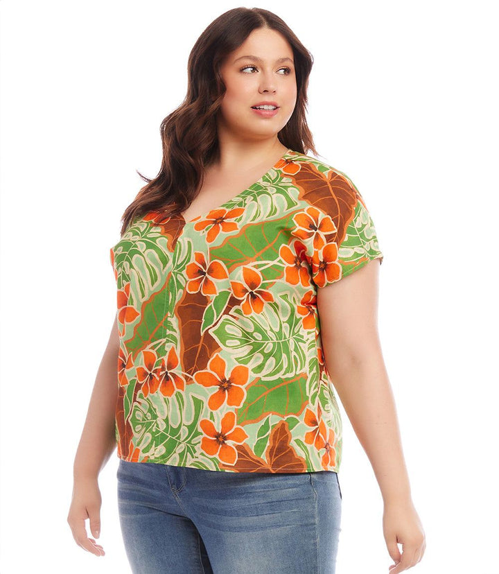 Plus Size Dolman Sleeve Top