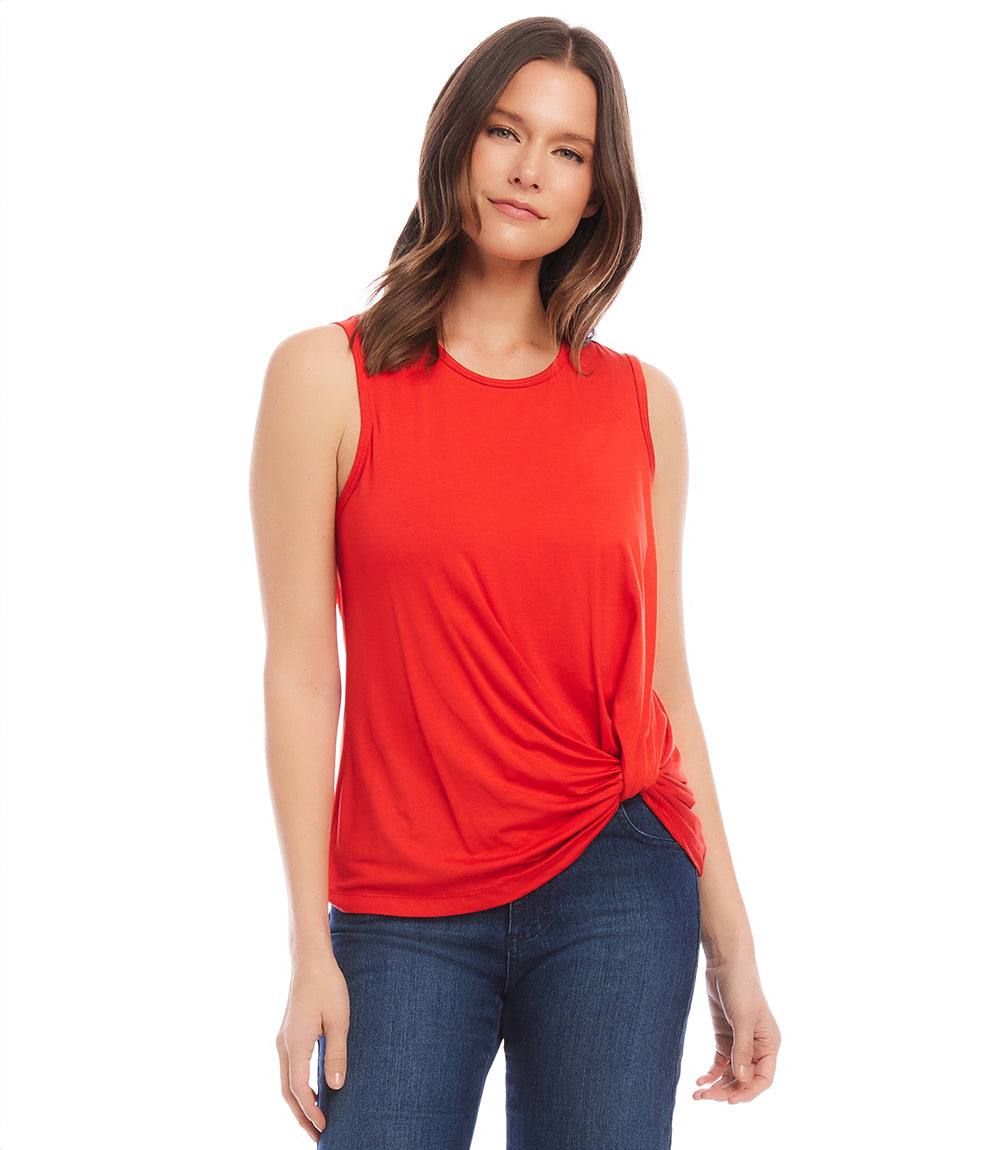 Sleeveless Pick-Up Top