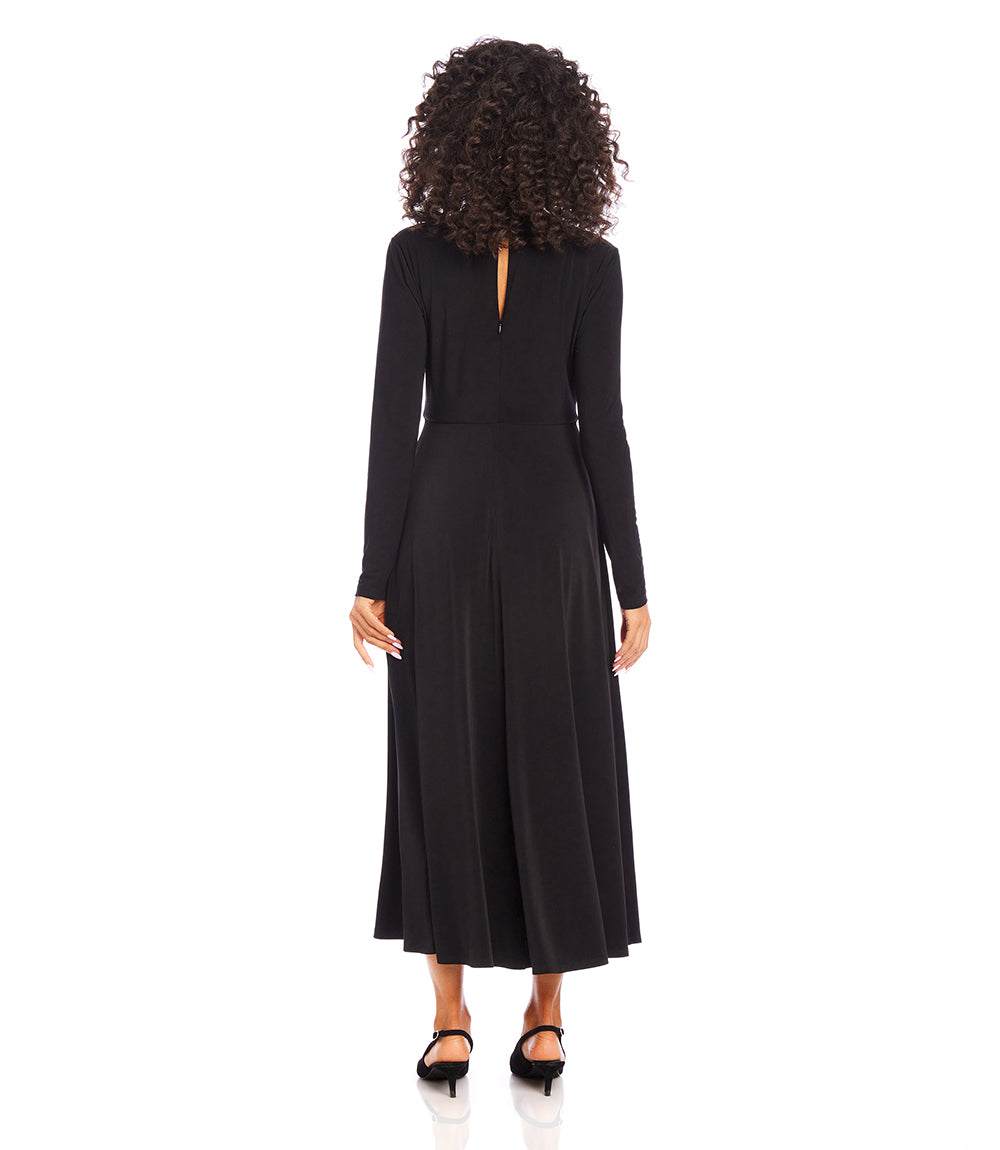 Monroe Travel Jersey Twist Front Midi Dress