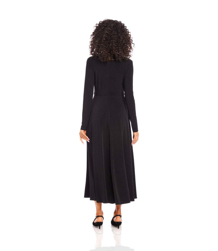 Monroe Travel Jersey Twist Front Midi Dress