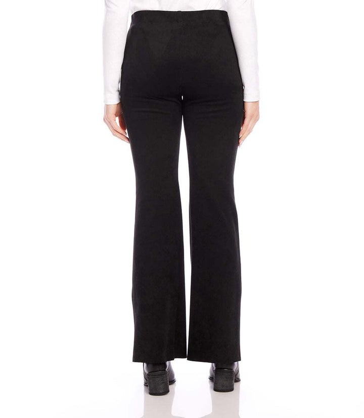 Faux Suede Bootcut Pants