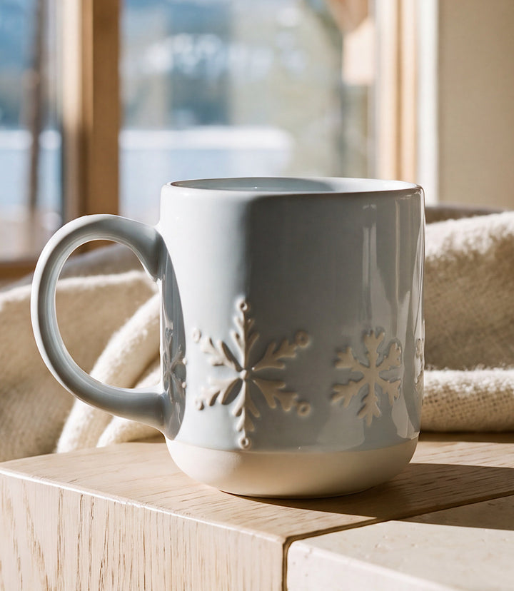 Snowflake Ceramic Mug