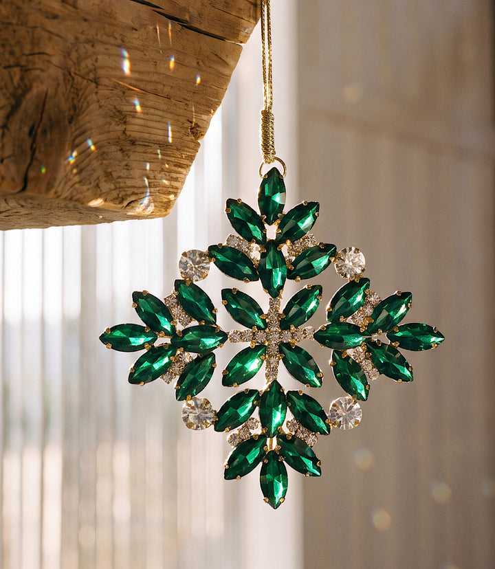 Crystal Snowflake Ornament
