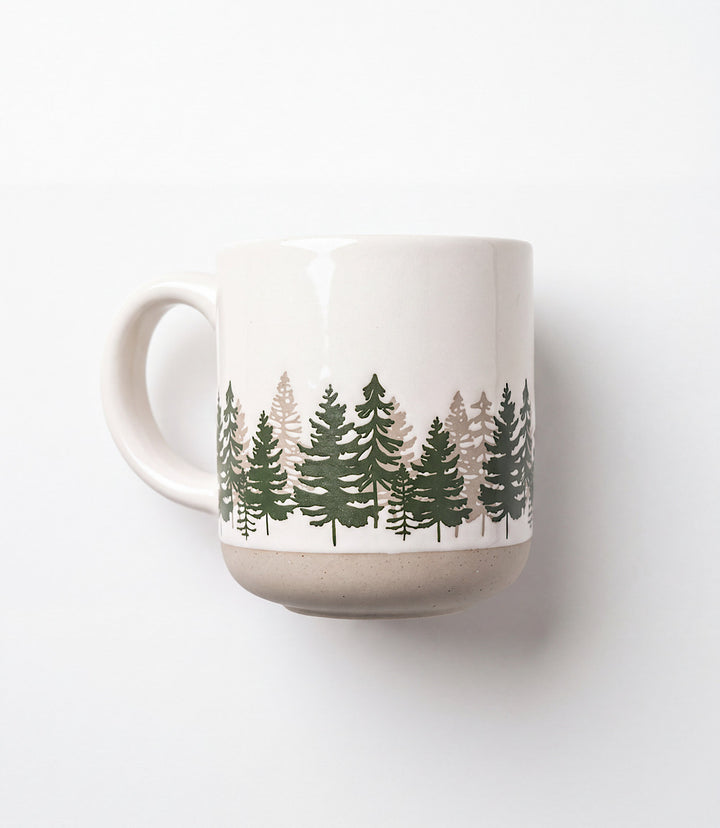 Forest Stoneware Coffee Mug