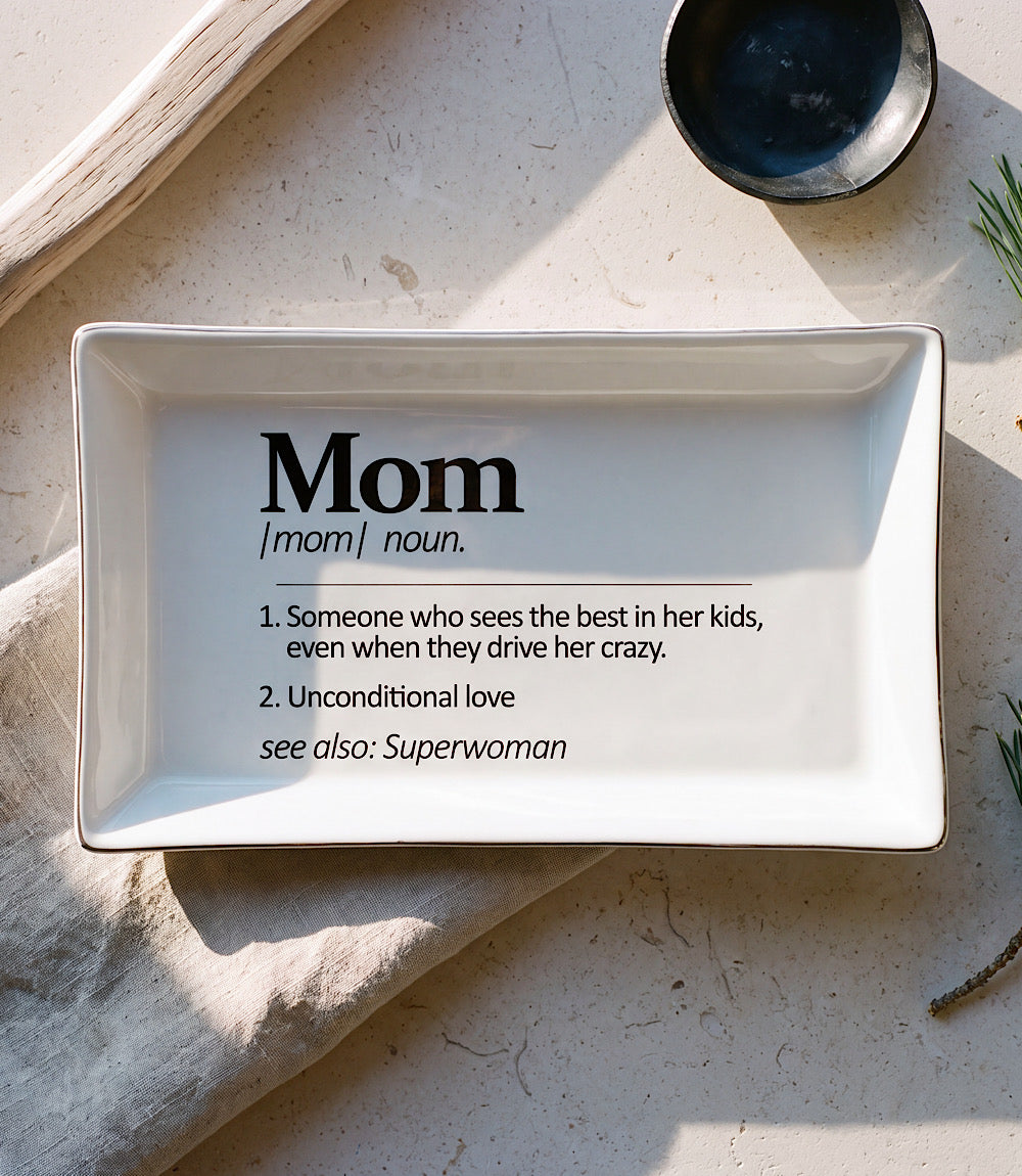 Mom Ceramic Trinket Tray