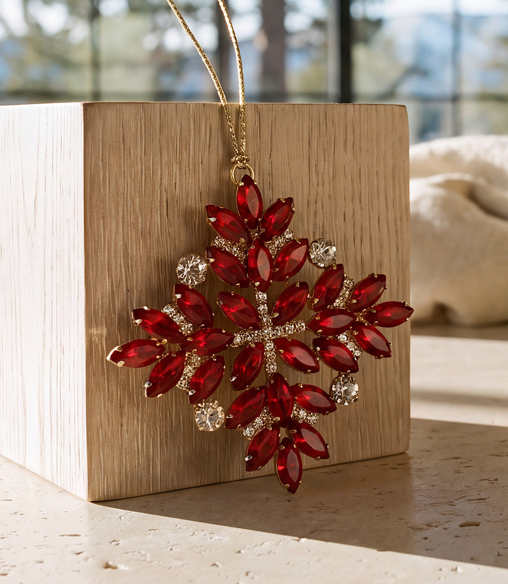 Crystal Snowflake Ornament