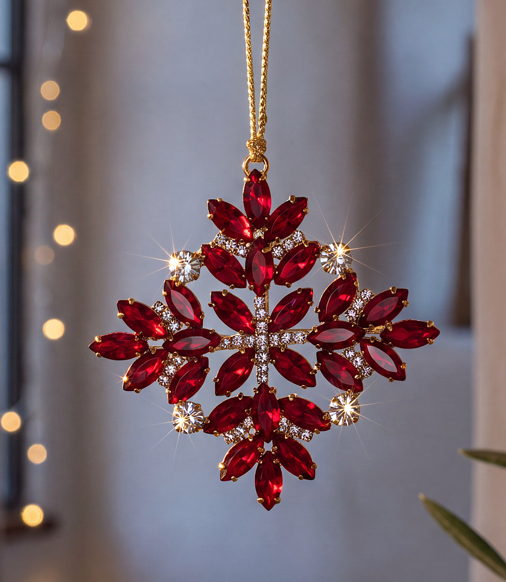 Crystal Snowflake Ornament