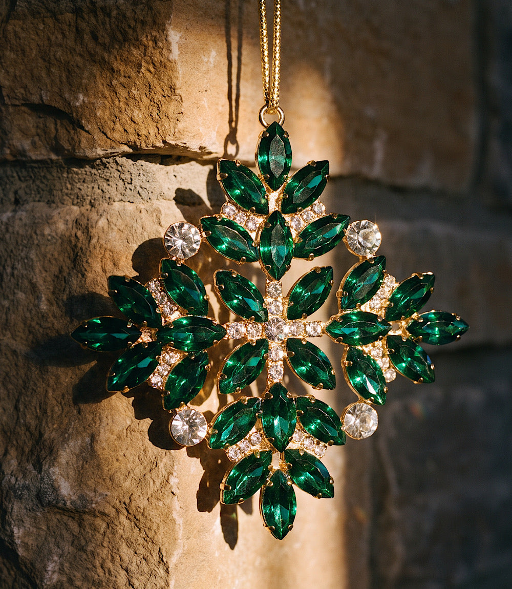 Crystal Snowflake Ornament
