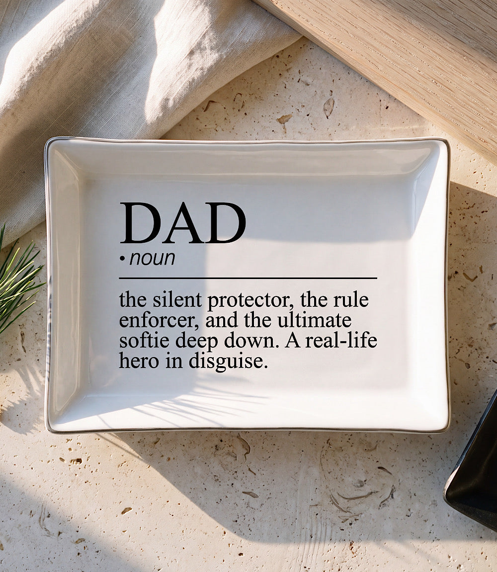 Dad Ceramic Trinket Tray
