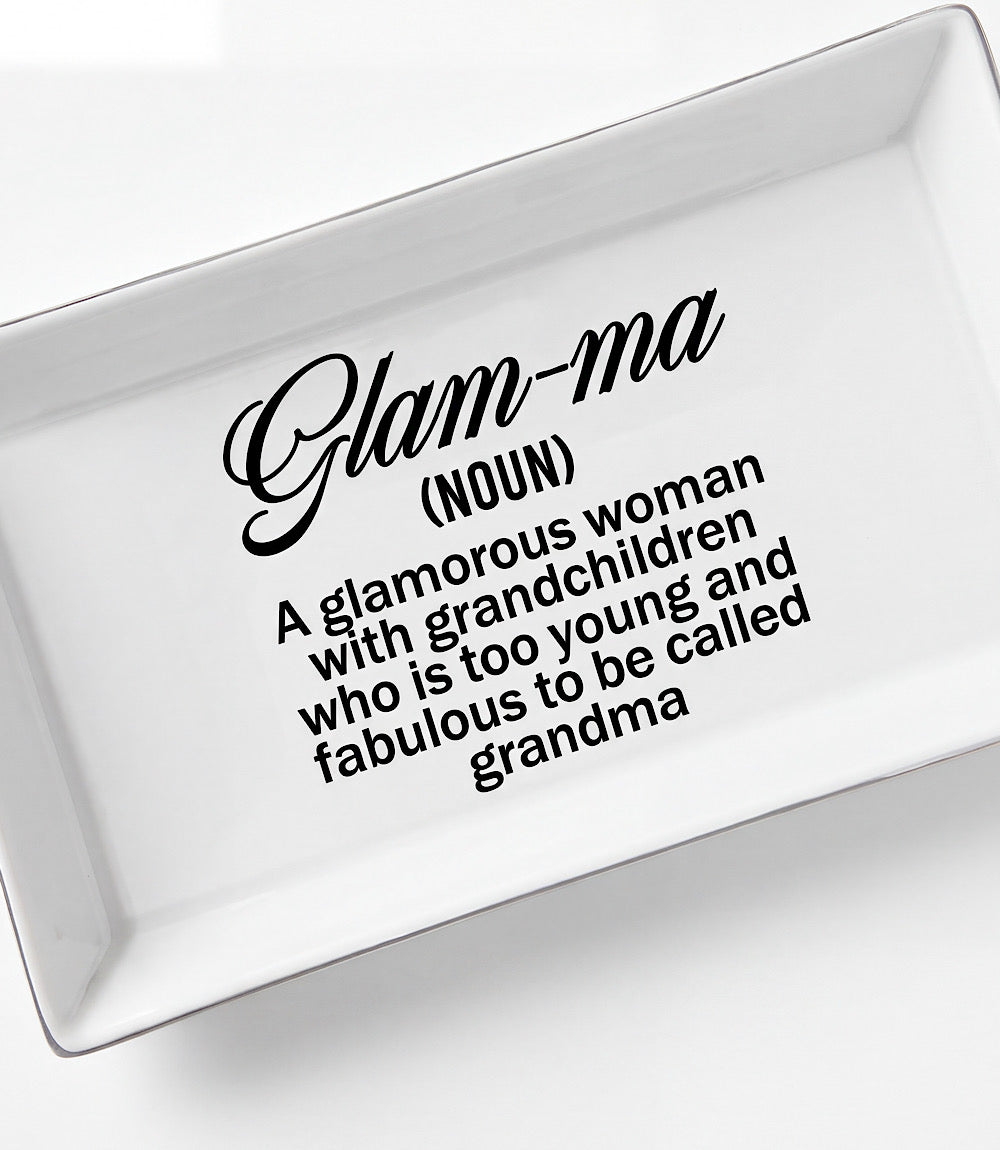 Glamma Ceramic Trinket Tray