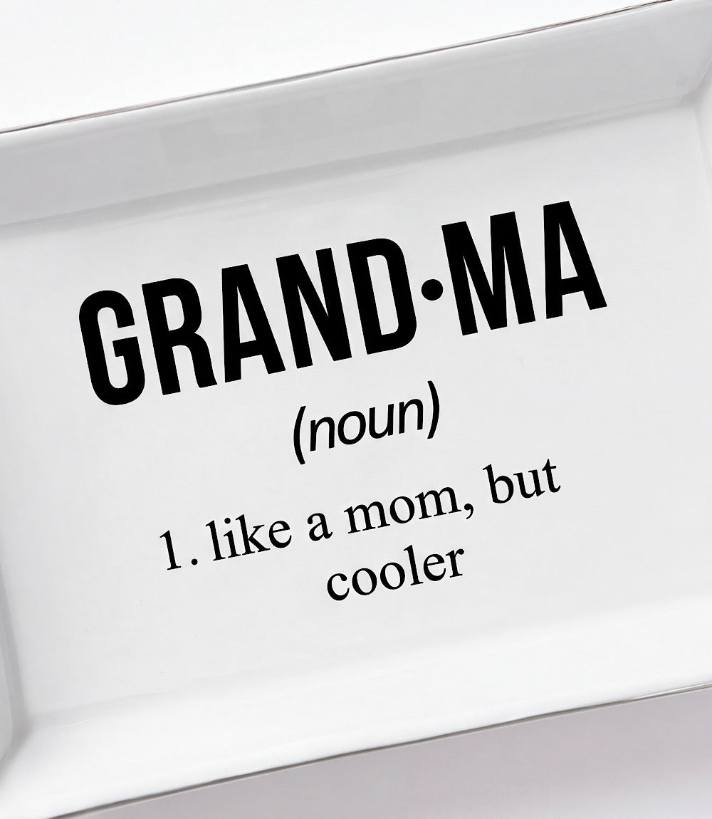 Grandma Ceramic Trinket Tray
