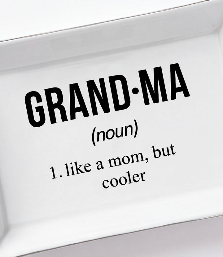 Grandma Ceramic Trinket Tray