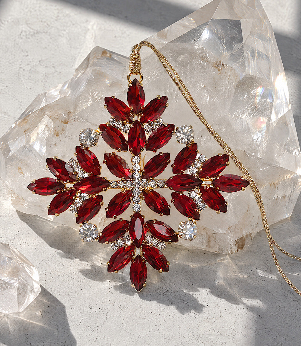 Crystal Snowflake Ornament