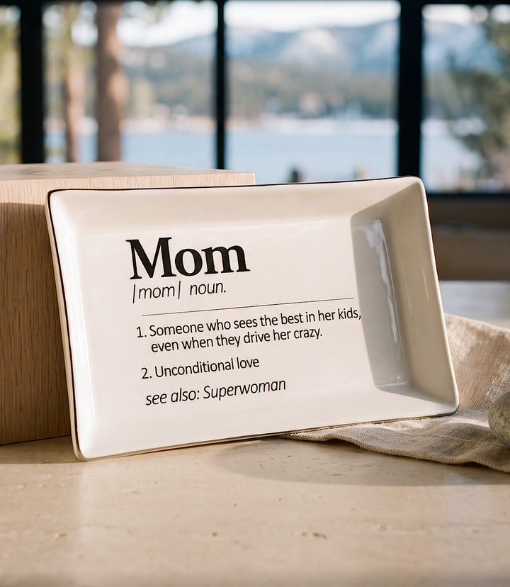 Mom Ceramic Trinket Tray