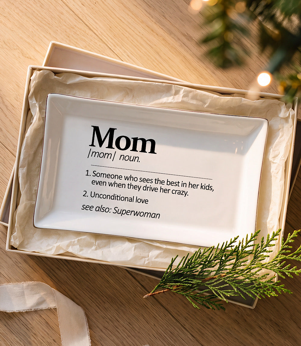 Mom Ceramic Trinket Tray