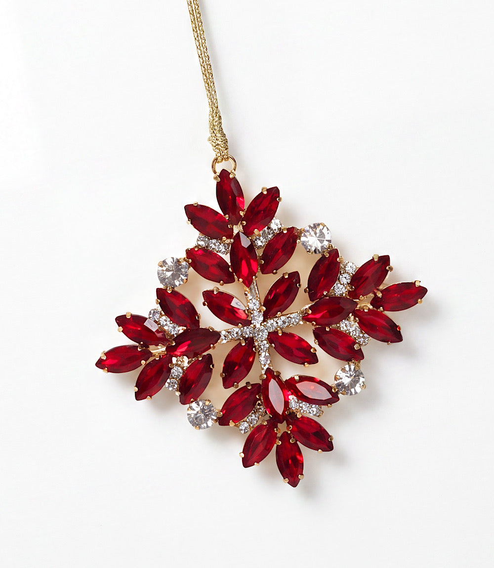 Crystal Snowflake Ornament