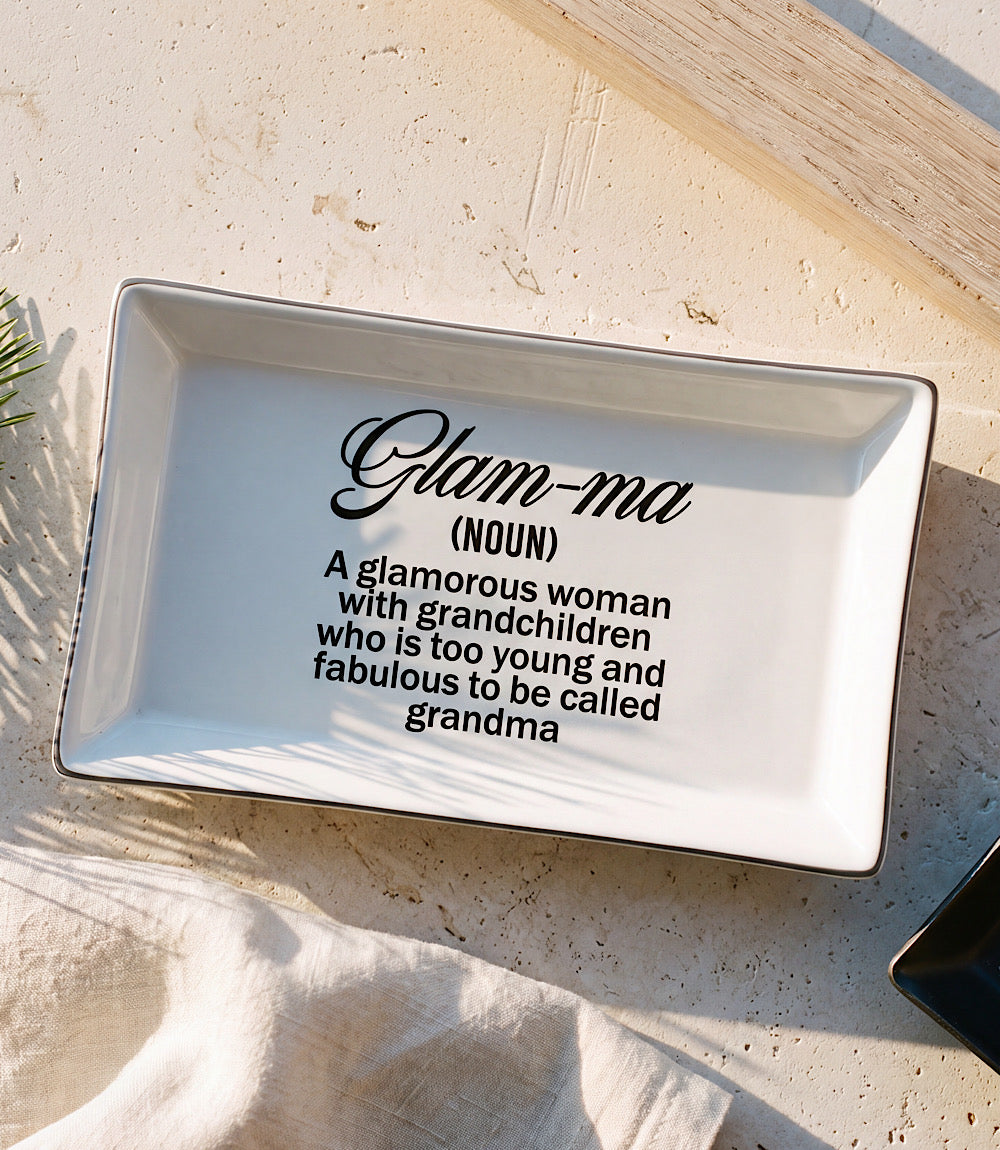Glamma Ceramic Trinket Tray