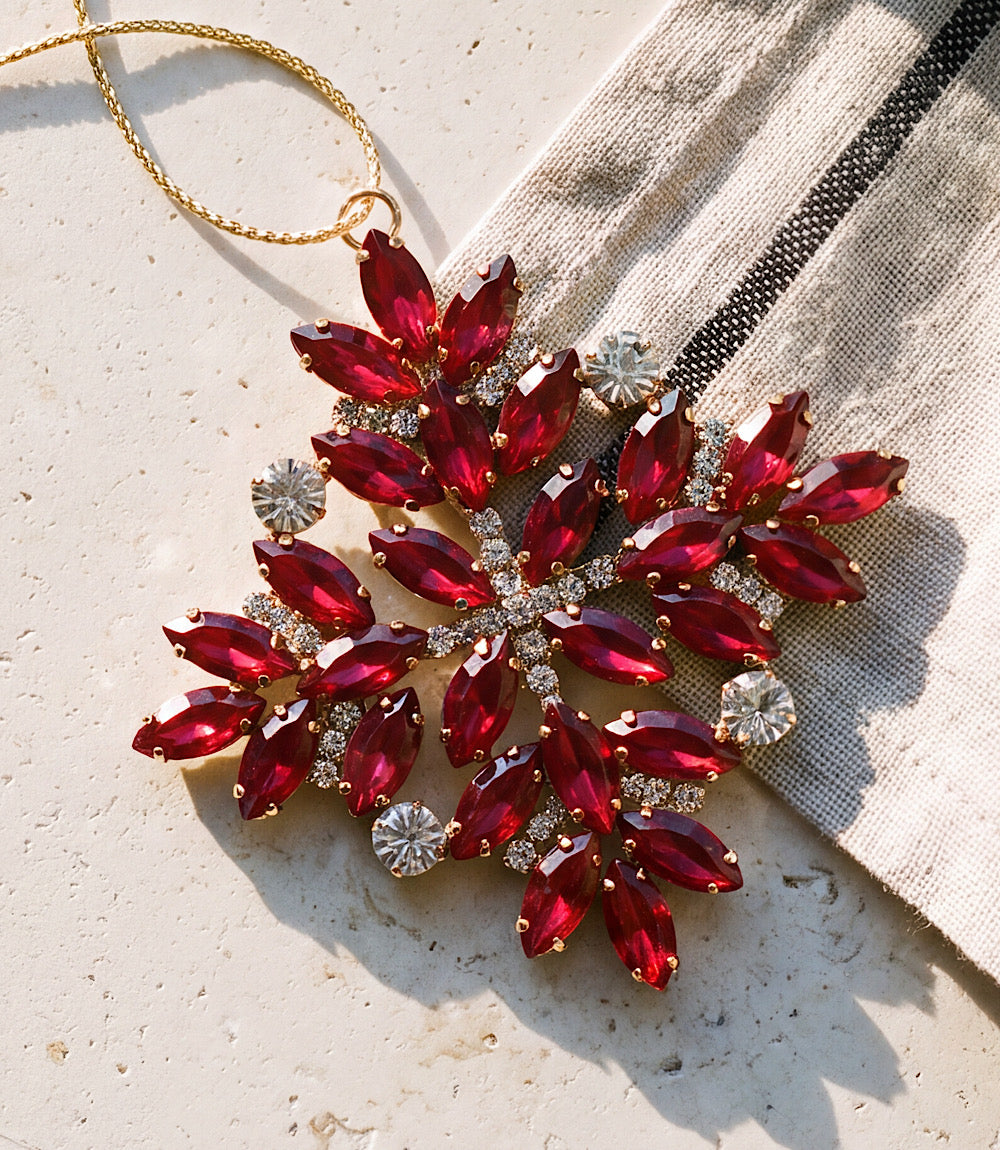 Crystal Snowflake Ornament