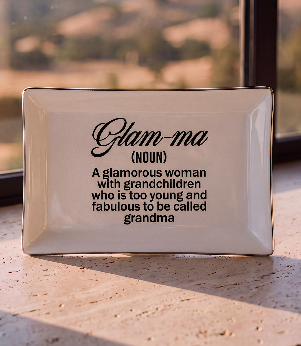 Glamma Ceramic Trinket Tray