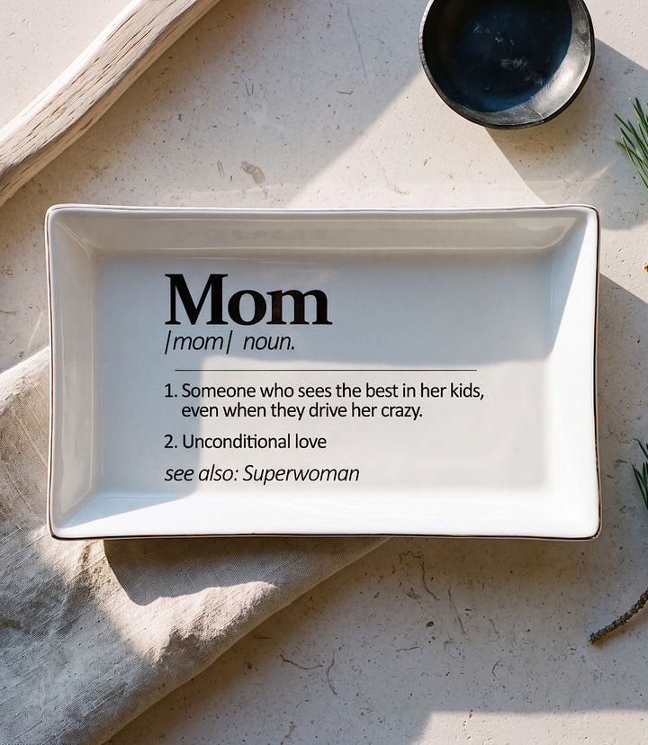Mom Ceramic Trinket Tray