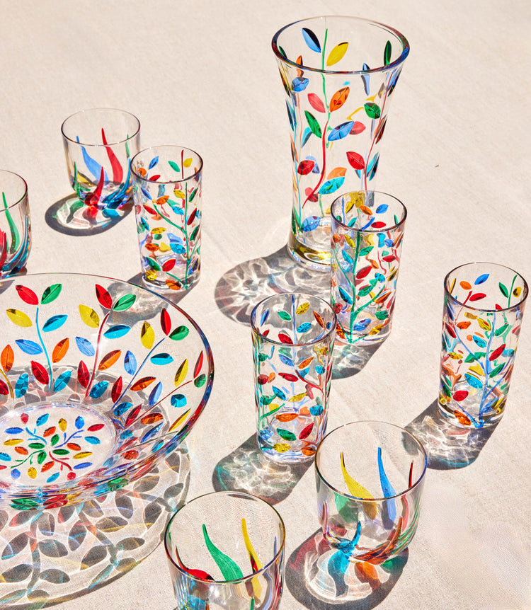 Short Crystal Drinking Glass