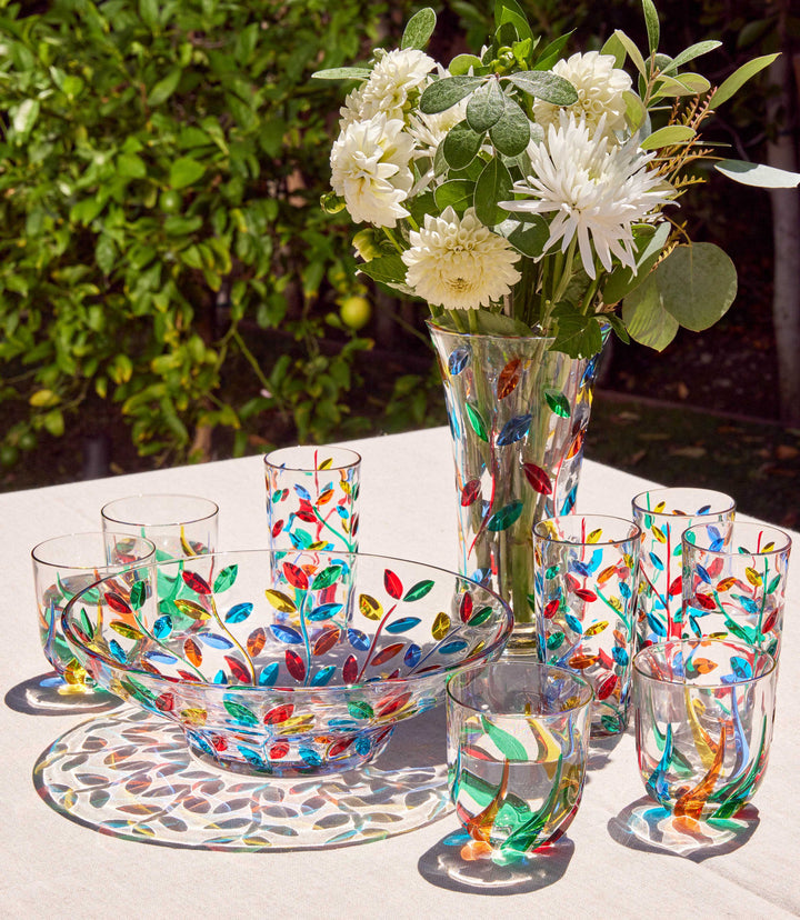 Handpainted Crystal Bowl