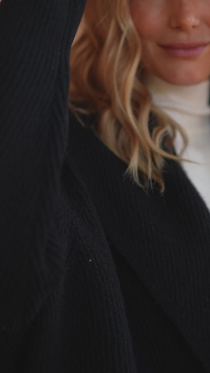 Shawl Collar Cardigan Sweater