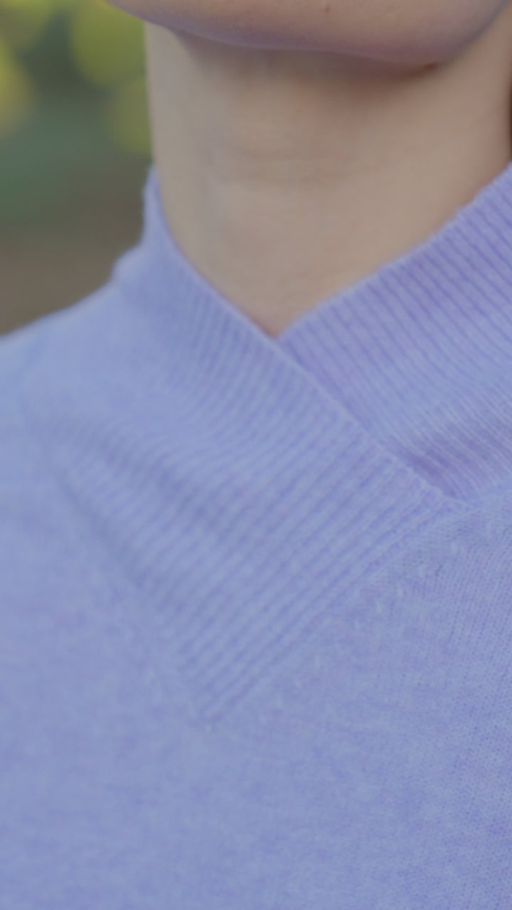Petite Size Shawl Collar Sweater