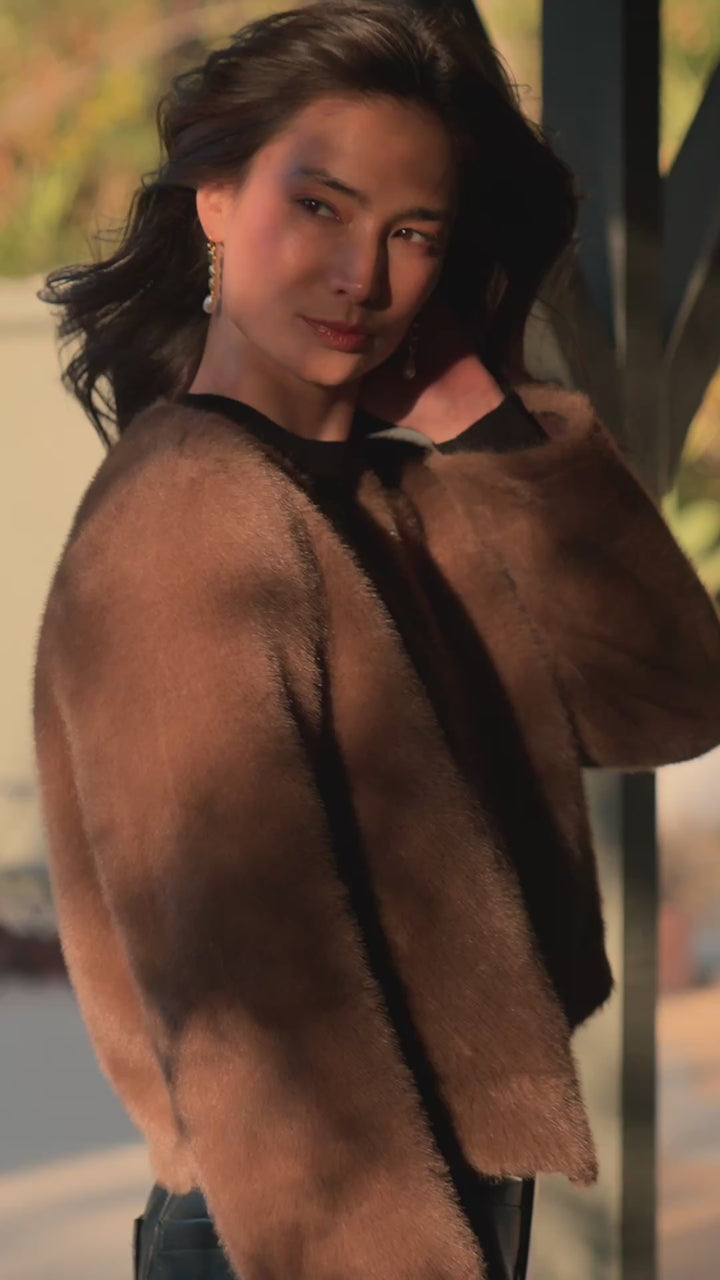 Reversible Faux Fur Jacket