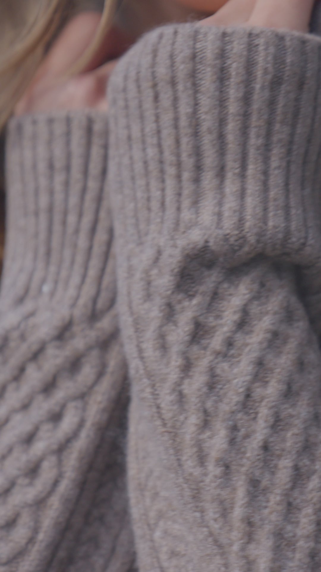 Cable Knit Sweater Dress