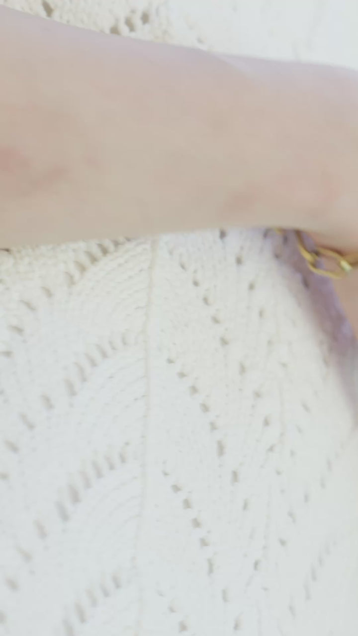 Sleeveless Crochet Midi Dress