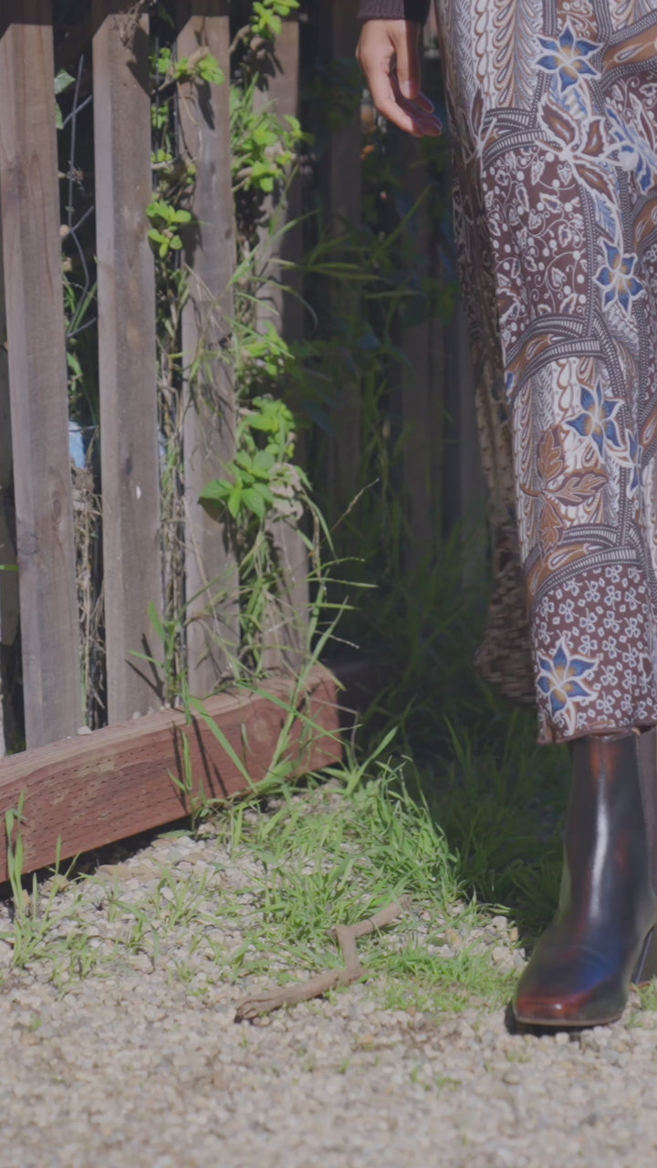 Bias Cut Midi Skirt