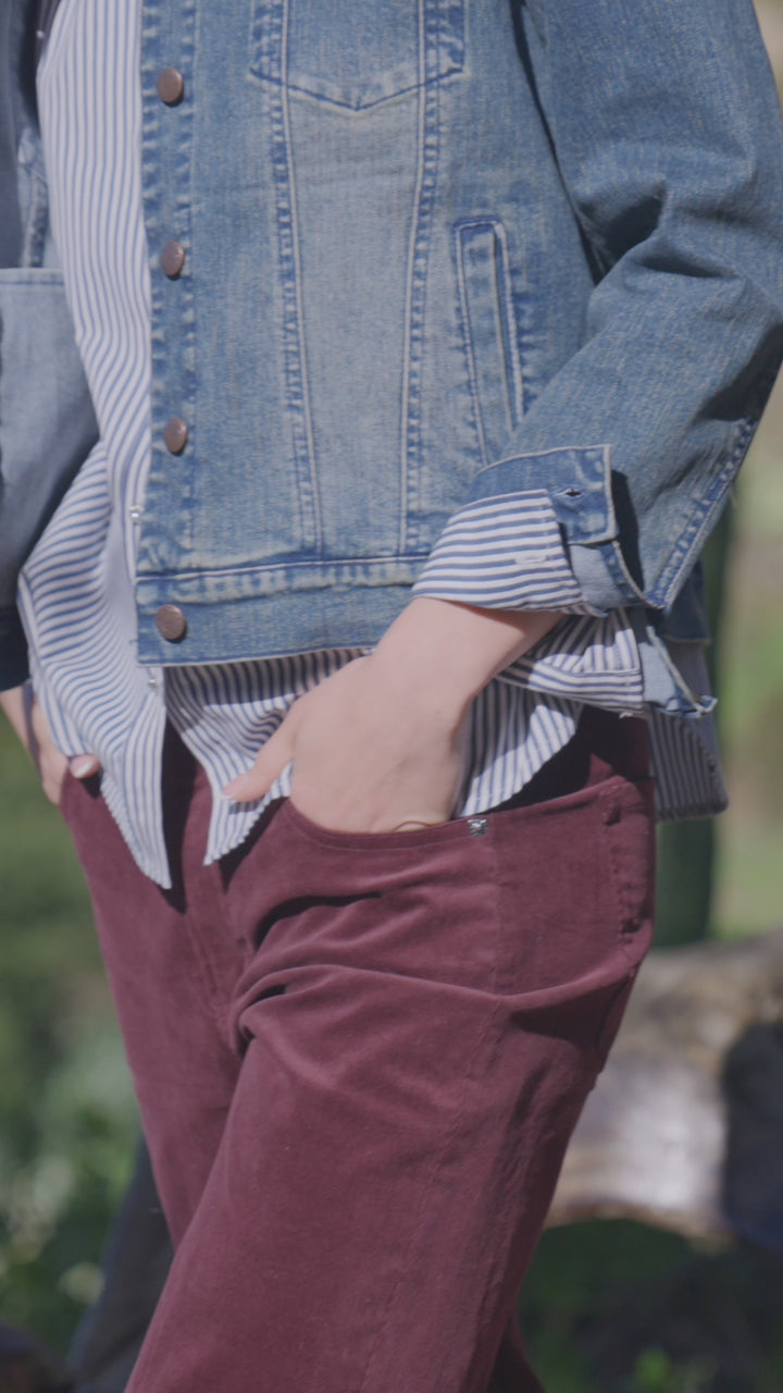 Corduroy Ankle Pants