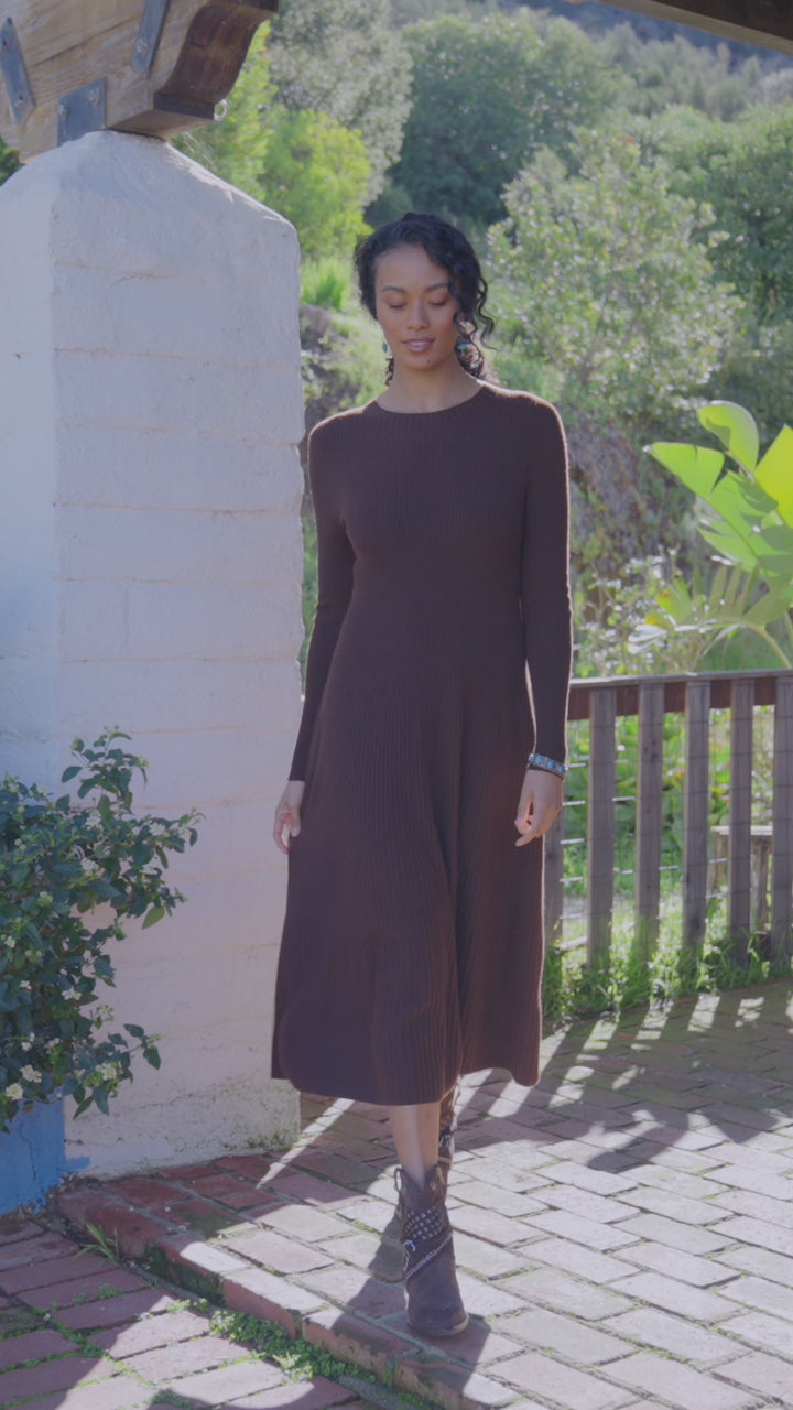 Seamless Sweater Midi Dress