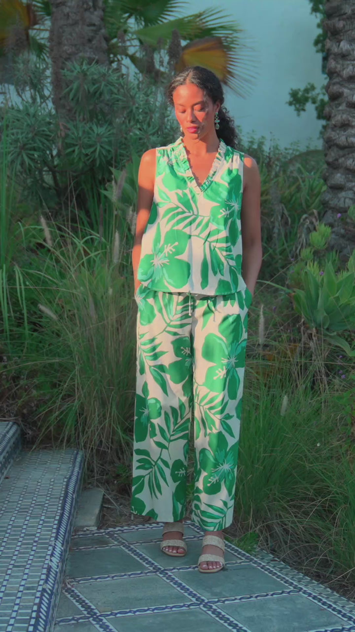 Drawstring Ankle Pants