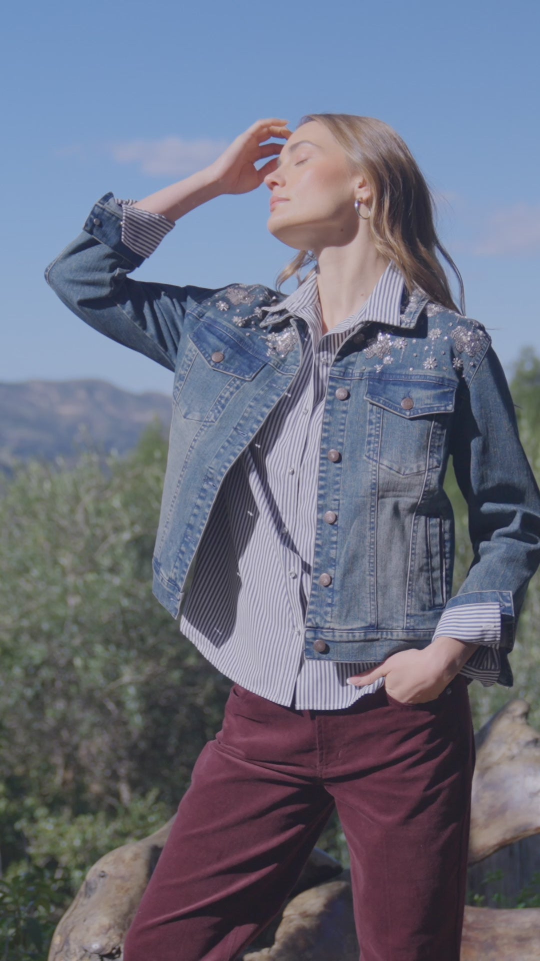 Embellished Denim Jacket