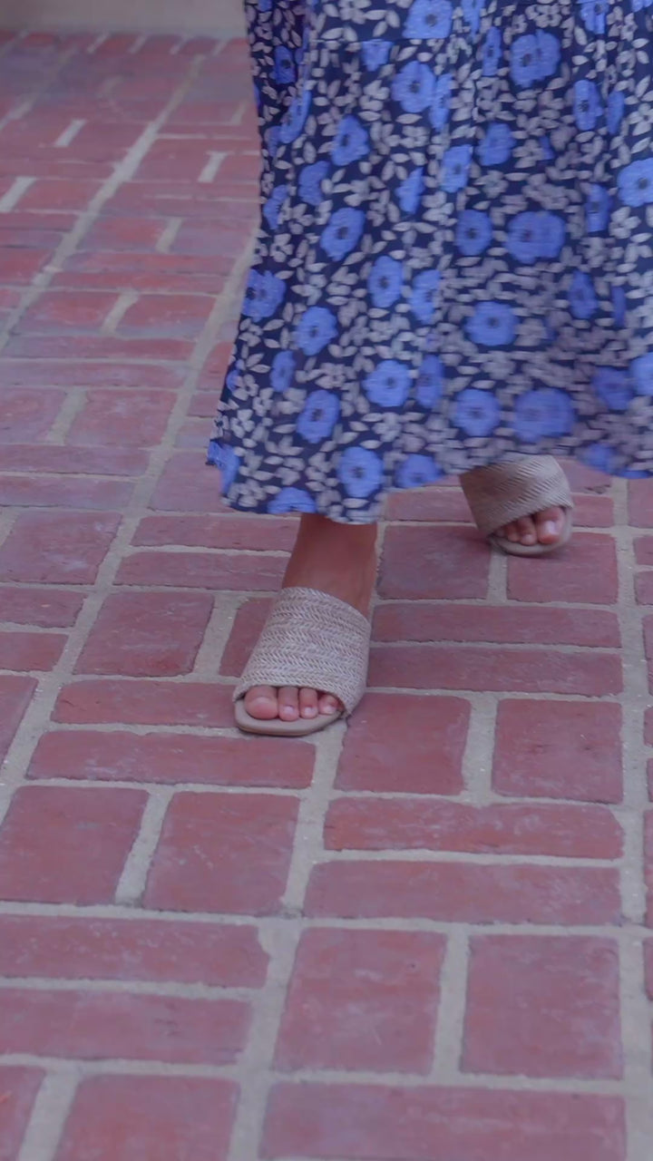 Front Slit Midi Skirt