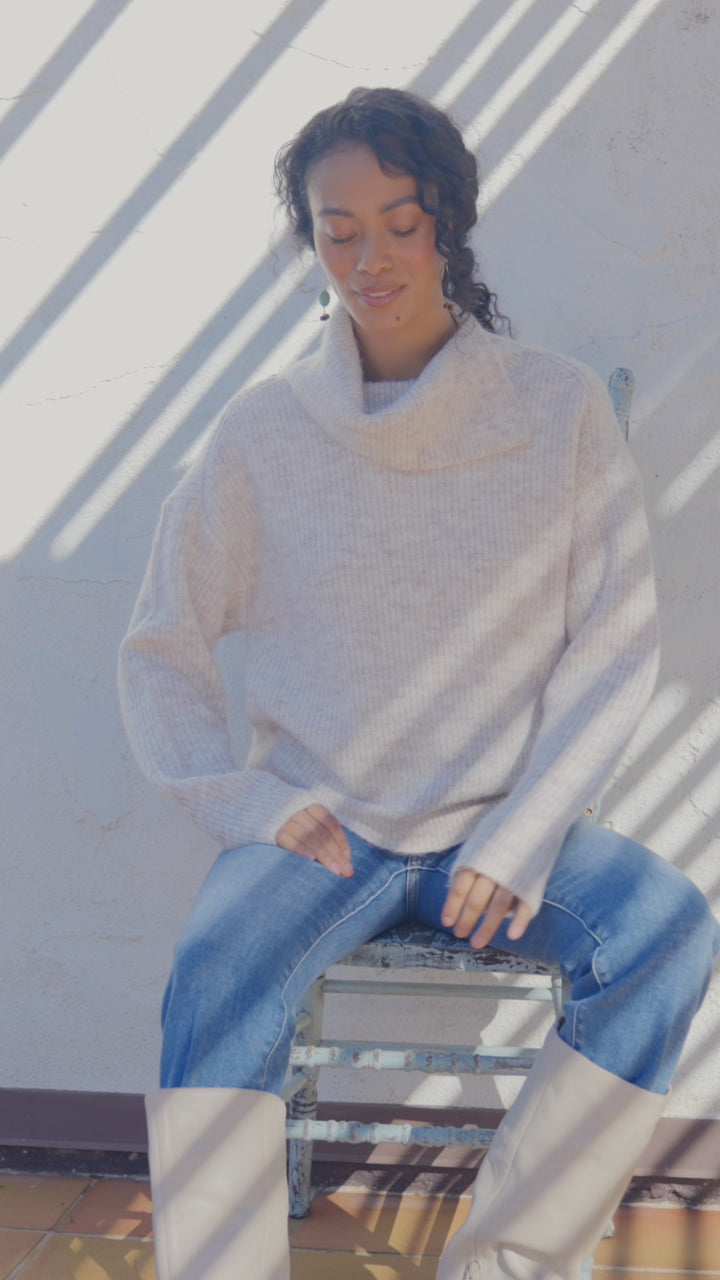 Split Neck Sweater