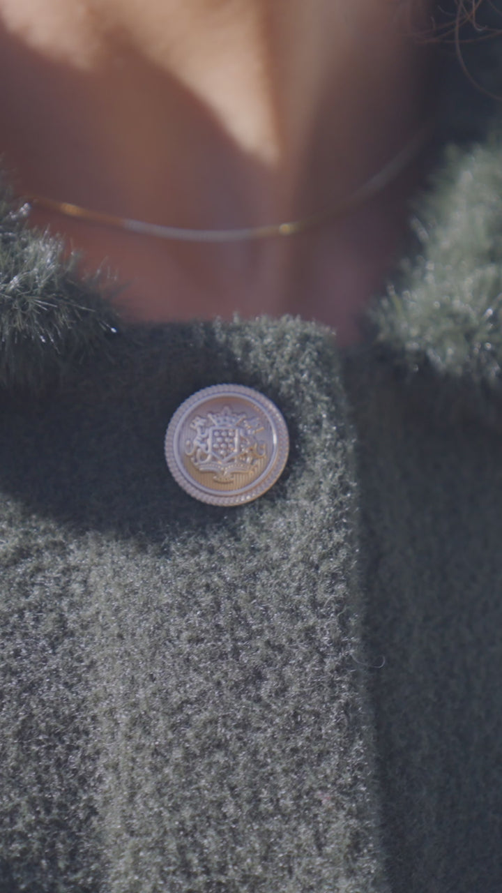 Collared Sweater Jacket
