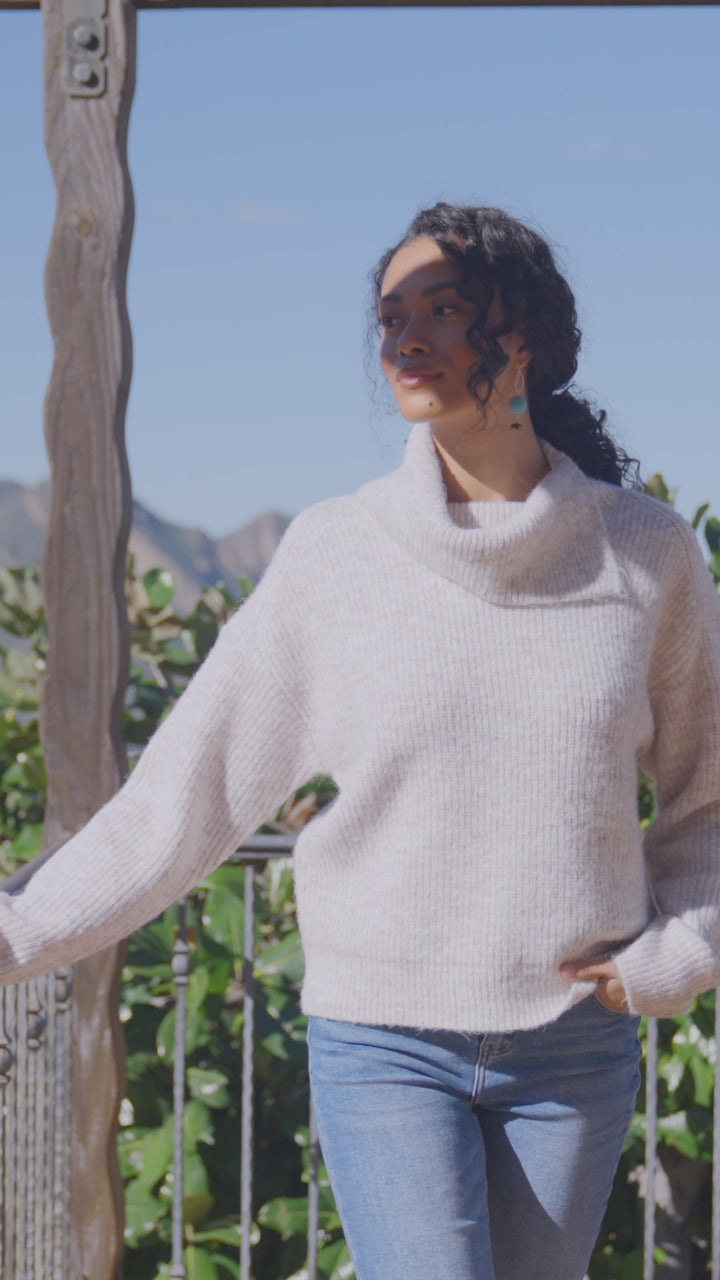 Split Neck Sweater
