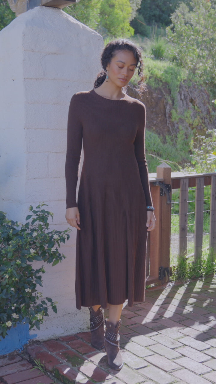 Seamless Sweater Midi Dress