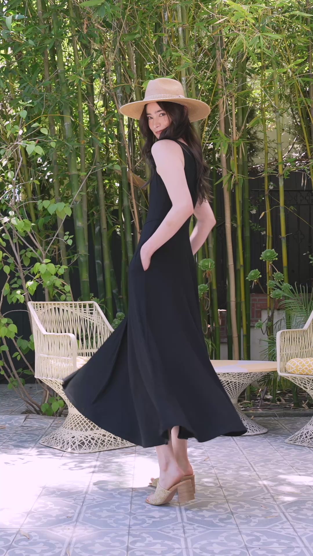 Sleeveless Artisan Dress