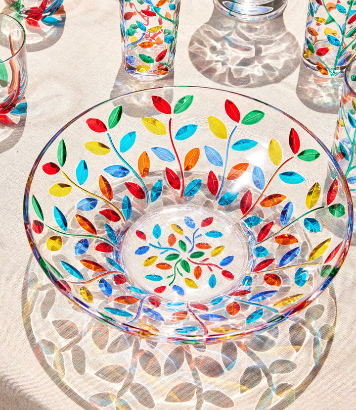Handpainted Crystal Bowl